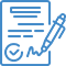 Printing a bar code poster with the barcode printer containing the transaction number, date and name