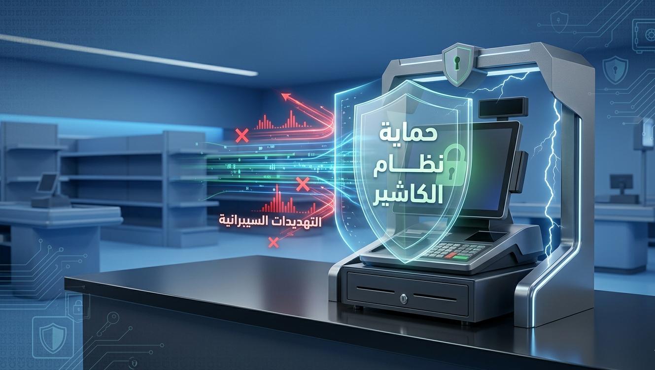 دليل حماية أنظمة كاشير المحلات من التهديدات السيبرانية - فكرة للبرمجيات